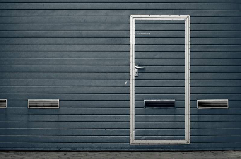 Up and over garage door