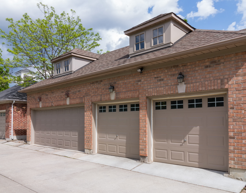 Garage doors in laneway